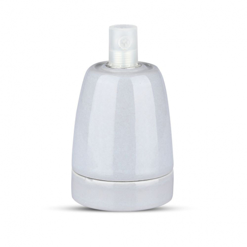 V-TAC - VT-799 Oprawka porcelanowa / Trzonek:E27 / Szary - 3800