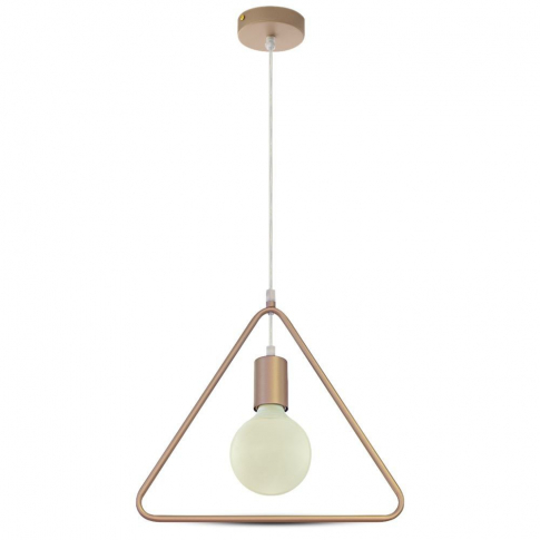 V-TAC - VT-7321 Lampa wisząca / Trójkąt / Złoty - 3837