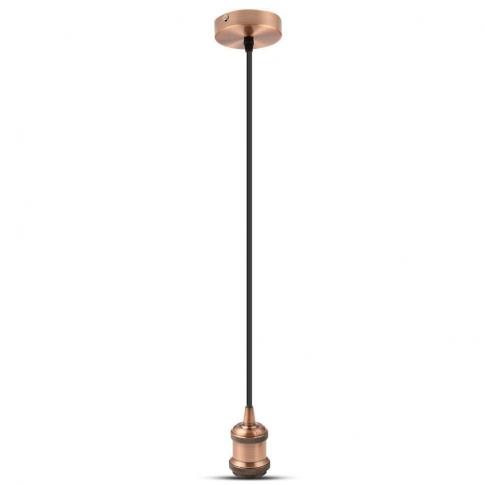 V-TAC - VT-7555 Lampa wisząca / Retro / Trzonek:E27 / Miedź - 3840