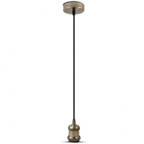 V-TAC - VT-7555 Lampa wisząca / Retro / Trzonek:E27 /Brąz - 3843