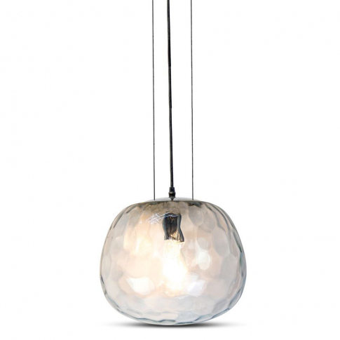V-TAC - VT-7306 Lampa Wisząca / Klosz: Szkło / Czarny / Średnica: 300 - 3883