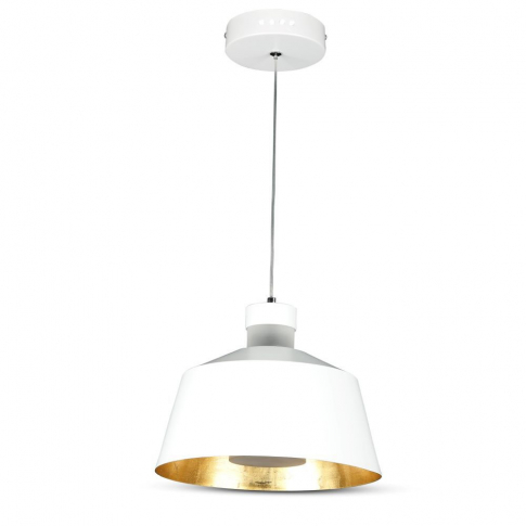 V-TAC - VT-7444 7W Lampa Wisząca LED / Klosz: Akryl / Biały / Barwa:4000K - 3931