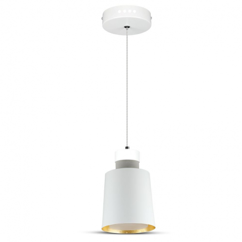V-TAC - VT-7333 7W Lampa Wisząca LED / Klosz: Akryl / Biały / Barwa:3000K - 3935
