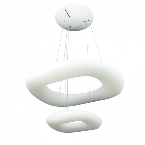 V-TAC - VT-7606 60W Lampa Wisząca / Okrągła / Ściemniana / Biały - 3961