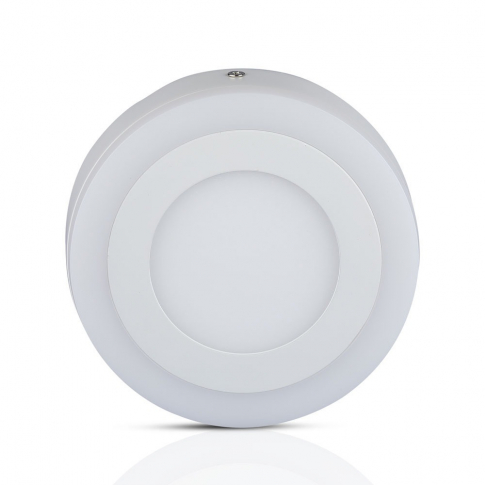 V-TAC - VT-809 8W Panel LED / Barwa:6400K / Okrągła - 4892