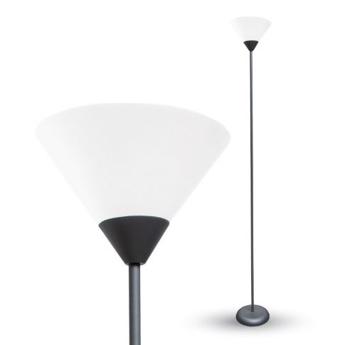V-TAC - VT-7500 Lampa podłogowa / Trzonek:E27 max 60W / Obudowa: Czarna - 7055