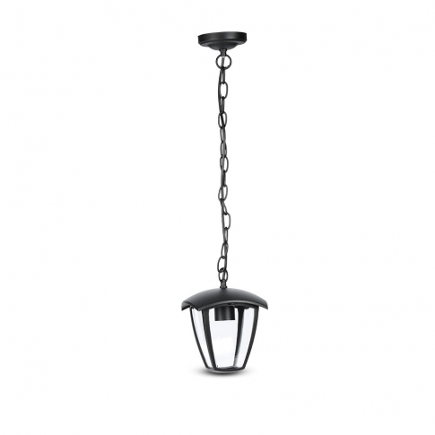 V-TAC - VT-735 Lampa zwieszana ogrodowa /Okienka: 4x / Obudowa: Czarna - 7058