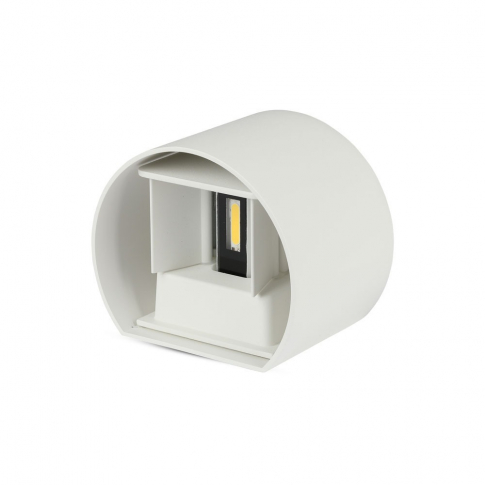 V-TAC - VT-756 6W Kinkiet walec LED / CHIP BRIDGELUX / Barwa:4000K / Biały - 7091