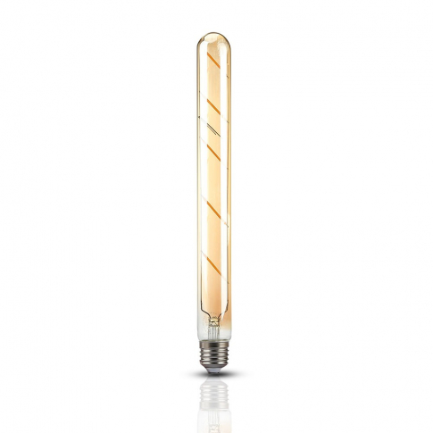 V-TAC -  5W T30 Żarówka LED Filament / Klosz Bursztynowy / Barwa:2200K / Trzonek:E27 - 7142