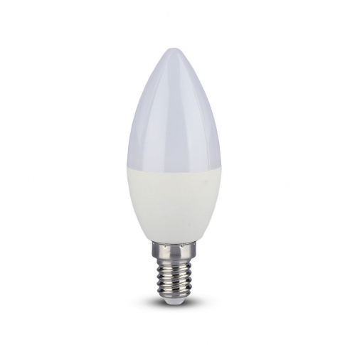 V-TAC - VT-2226 5.5W C35 Żarówka LED / Barwa:6400K / CRI>95 / Trzonek:E14 - 7496