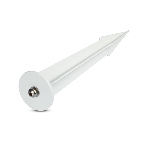 V-TAC - VT-854 Uchwyt wbijany SPIKE / Obudowa:Biały / Wymiary:35 x 150 - 7534