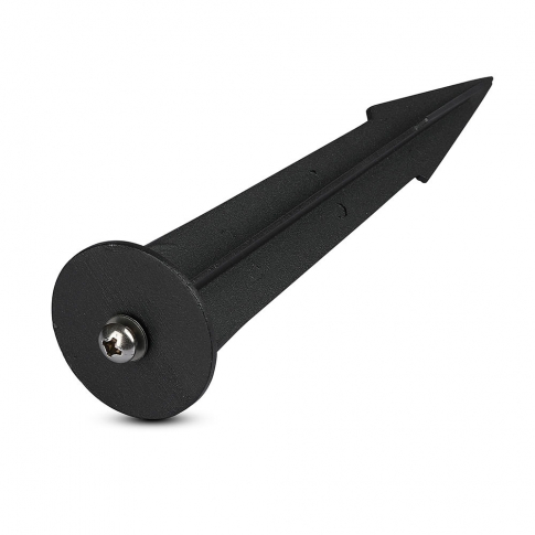 V-TAC - VT-855 Uchwyt wbijany SPIKE / Obudowa:Czarny / Wymiary:60 x 265 - 7538