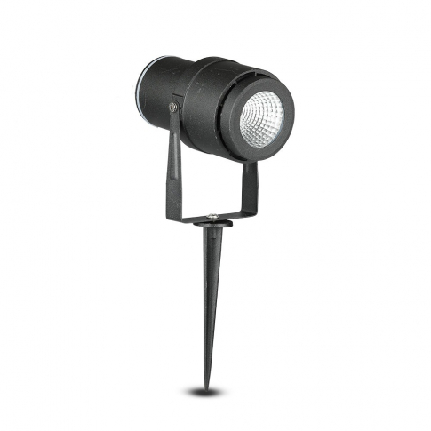 V-TAC - VT-857 12W Oprawa ogrodowa SPIKE / Barwa:4000K / Obudowa: Czarny - 7545