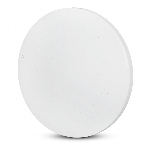 V-TAC - VT-8412 24W Plafon LED DOME / Średnica: 350 /  Klosz: Efekt gwiazdek / Barwa:3IN1 - 7606