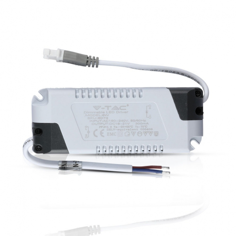V-TAC - 6W Zasilacz z funkcją ściemniania do Paneli LED - 8073