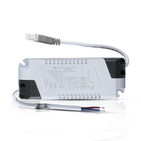 V-TAC - 18W Zasilacz z funkcją ściemniania do Paneli LED - 8075