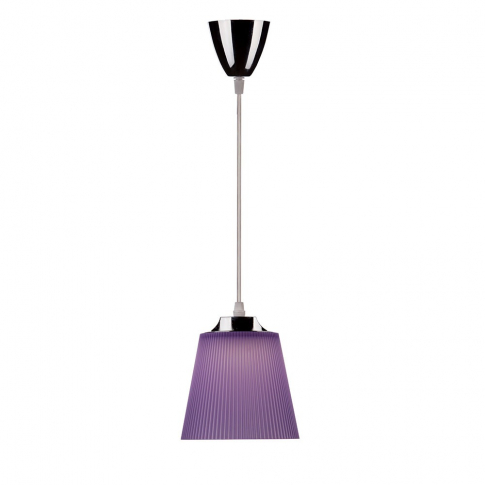 V-TAC - VT-1036 7W Lampa wisząca / Barwa:4000K / Klosz: Purpurowy / Chrom - 8504