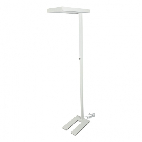 V-TAC - VT-8600 80W Lampa podłogowa LED/ Ściemnianie pokrętłem / Barwa:4000K / Obudowa: Biała - 8526