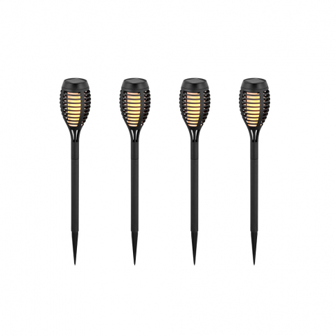 V-TAC - VT-724 Pochodnia solarna / Zestaw: 4 szt. / Barwa:2200K - 8689