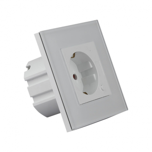 V-TAC - VT-5134 EU Gniazdo WIFI / Typ: FR / Kompatybilne z Amazon Alexa i Google Home / Biały - 8798