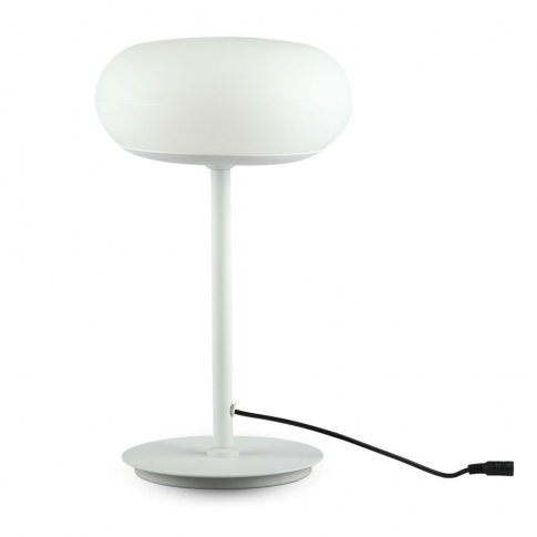 V-TAC -  25W Lampka nocna (Ściemnianie dotykowe) / Barwa: 3000K / Biały - 40081