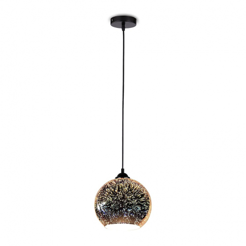 V-TAC - VT-7256 Lampa wisząca / Kula / Szkło 3D / Średnica: 250 - 40131