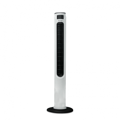 V-TAC - VT-5566 55W Wentylator wieżowy z wyświetlacze LED / Typ: BS / Kompatybilny z Alexa Amazon i Google Home - 7928
