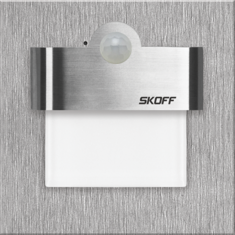 SKOFF - OPRAWKA ŚCIENNA SCHODOWA LED IP20 1.0W 10V DC 3000K TANGO LED PIR 120 - MJ-TAN-K-H-1-ML-ML-01