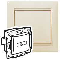 LEGRAND - ŁĄCZNIK HOTELOWY MECHANICZNY KREM 10A-250V~ VALENA - 774134