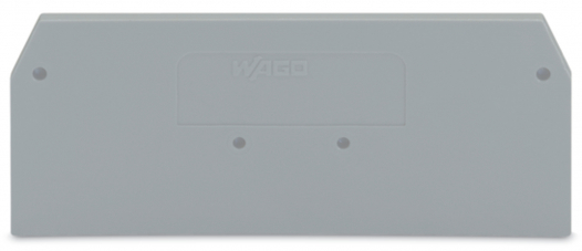 WAGO - ŚCIANKA KOŃCOWA/WEWNĘTRZNA GR. 2.5 MM SZARA. - 281-324