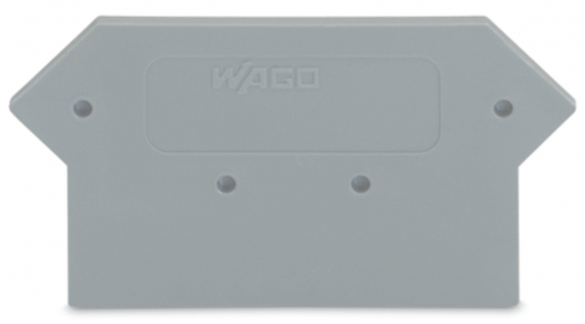 WAGO - ŚCIANKA KOŃCOWA/WEWNĘTRZNA GR. 3 MM, SZARA. - 281-316