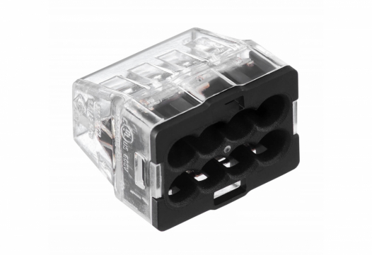 SIMET - SZYBKOZŁĄCZKA PC2258-CL MINI SAMOZACISKOWA BEZGWINTOWA DO DRUTÓW 0.5 - 2.5 mm2 8 TORÓW TRANSPARENTNY OPAKOWANIE 50 SZT. - 89005000