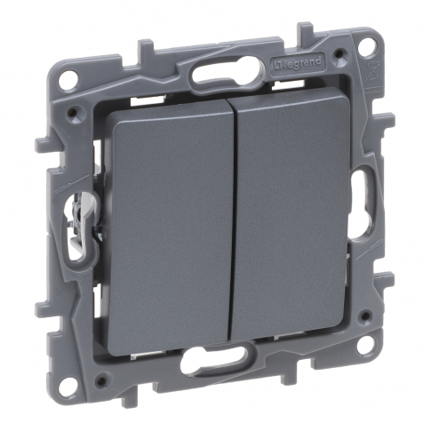 LEGRAND - NILOE SELECTION - ŁĄCZNIK ŚWIECZNIKOWY 10 AX STAL - 762305