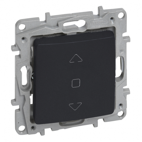 LEGRAND - ŁĄCZNIK DO BEZPOŚRENIEGO STEROWANIA ROLETAMI 10AX ANTRACYT NILOE SELECTION - 762211