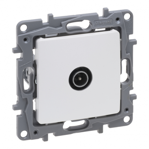 LEGRAND - NILOE SELECTION - GNIAZDO TV - 9.5 MĘSKIE KOŃCOWE DO INSTALACJI TYPU GWIAZDA 1 DB PERŁA - 762451