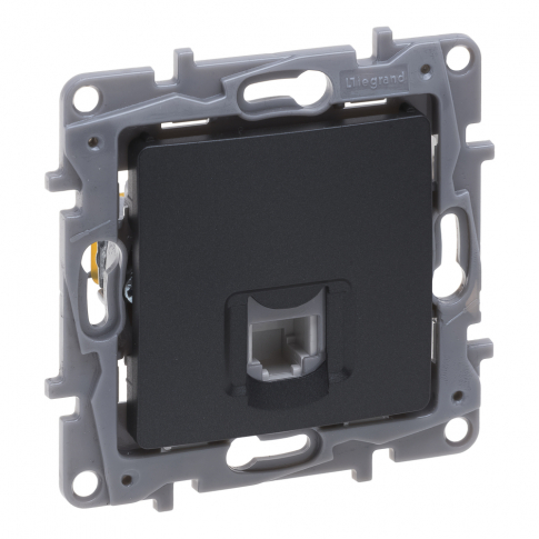 LEGRAND - NILOE SELECTION - GNIAZDO RJ 11 ANTRACYT - 762269