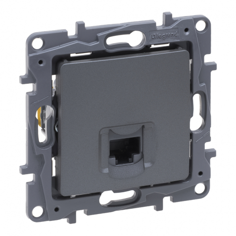 LEGRAND - NILOE SELECTION - GNIAZDO RJ 45 KAT. 6 UTP STAL - 762373