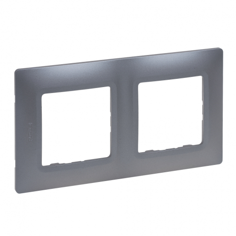 LEGRAND - NILOE SELECTION - RAMKA PODWÓJNA STAL - 762052