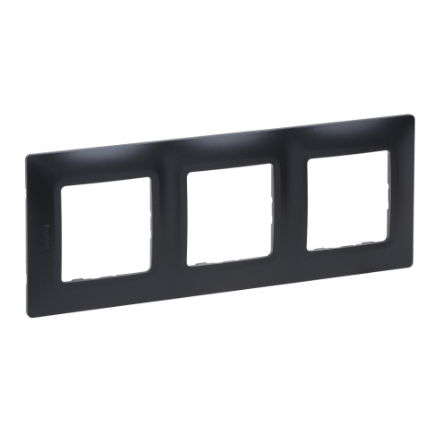 LEGRAND - RAMKA POTRÓJNA ANTRACYT NILOE SELECTION - 762023