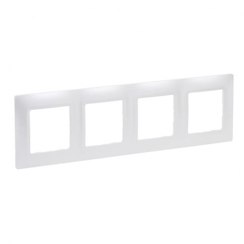 LEGRAND - RAMKA POCZWÓRNA PERŁOWY NILOE SELECTION - 762064