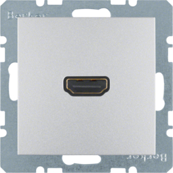 HAGER - GNIAZDO HDMI ALU MAT B.1/B.7 - 3315421404