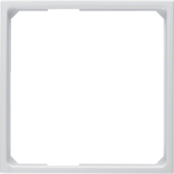 HAGER - PIERŚCIEŃ ODDZIELAJĄCY DO PŁYTKI CENTRALNEJ I ELEMENTU CENTRALNEGO 50 X 50 MM BIAŁY POŁYSK B.KWADRAT/S.1/B.3/B.7 - 11099089