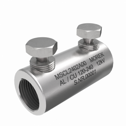 MOREK - MSCL240 Złączka śrubowa Al/Cu 120-240mm2 12kV 2xśruba aluminiowa zrywalna - MSCL2402A00