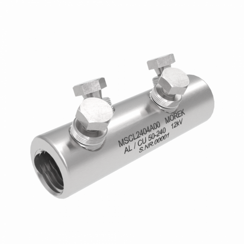 MOREK - MSCL241 Złączka śrubowa Al/Cu 50-240mm2 12kV 4xśruba aluminiowa zrywalna - MSCL2404A00