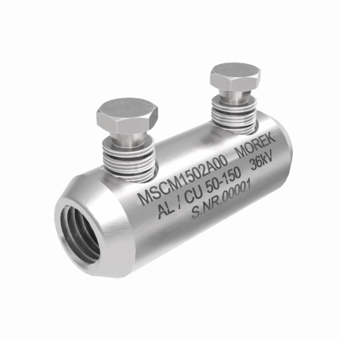 MOREK - MSCM150 Złączka śrubowa Al/Cu 50-150mm2 36kV 2xśruba aluminiowa zrywalna - MSCM1502A00