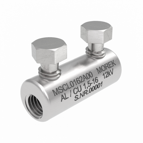 MOREK - MSCL16 Złączka śrubowa Al/Cu 1,5-16mm2 12kV 2xśruba aluminiowa zrywalna - MSCL0162A00