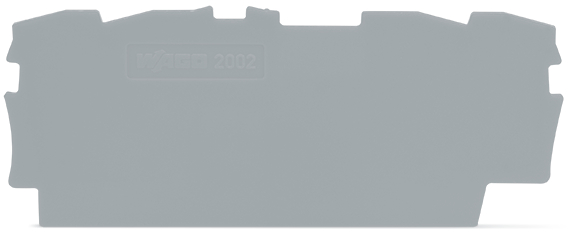 WAGO - ŚCIANKA KOŃCOWA SZARA TOPJOBS - 2002-1491