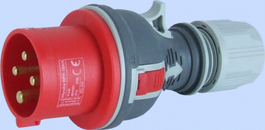 ELEKTROMET DZIERŻONIÓW - WTYCZKA PRZENOŚNA PROSTA 16A 400V 3P+Z IP44 WPP 16/4 TWIST - 922071