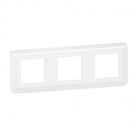 LEGRAND - MOSAIC RAMKA POTRÓJNA POZIOMA - 3X2 MODUŁY BIAŁA DO UCHWYTU NR. REF. 0802 53 - 277806L