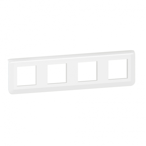LEGRAND - MOSAIC RAMKA POCZWÓRNA POZIOMA - 4X2 MODUŁÓW BIAŁA DO UCHWYTU NR. REF. 0802 54 - 078808L